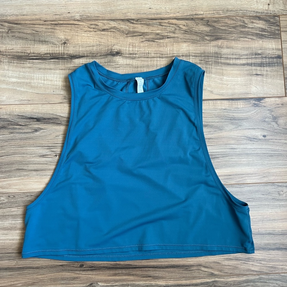 lululemon athletica Blue Tank Top